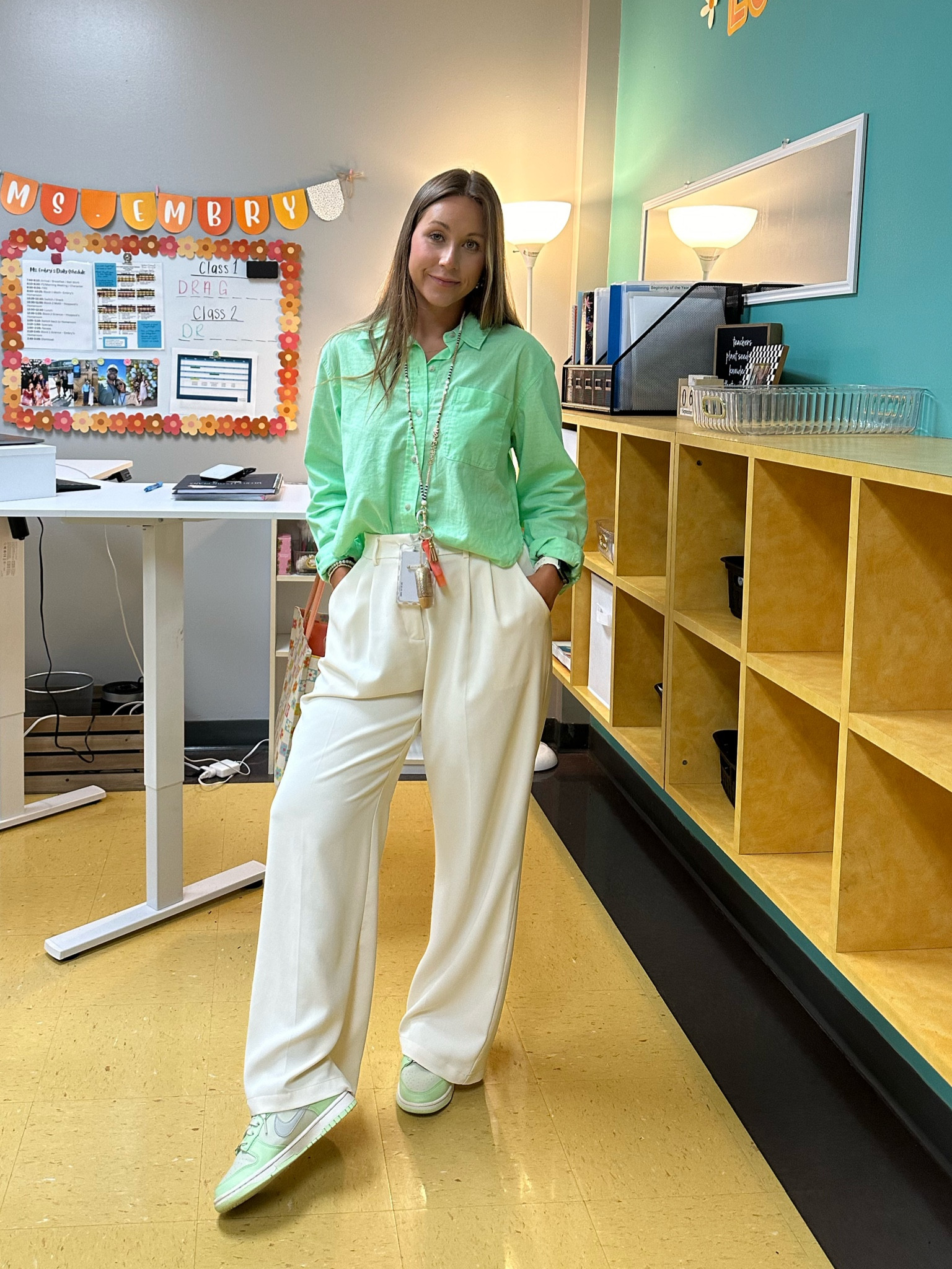 Teacher outfit check 💚

#LTKstyletip #LTKworkwear #LTKshoecrush