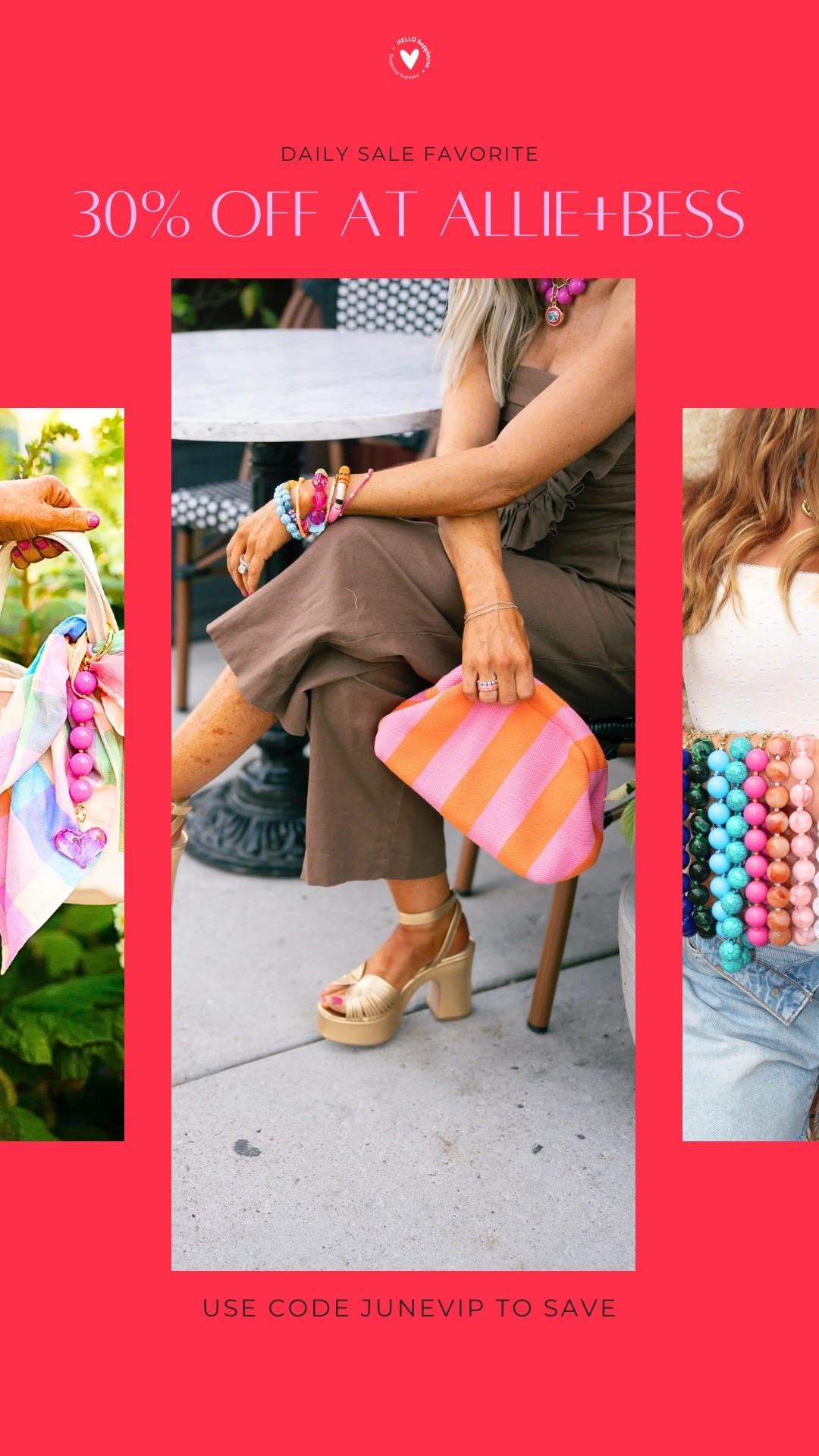 ✨ Colorful accessories that make every outfit more fun! Use code JUNEVIP to save 30% off at Allie + Bess. 💕🌈

#LTKootd #LTKSaleAlert