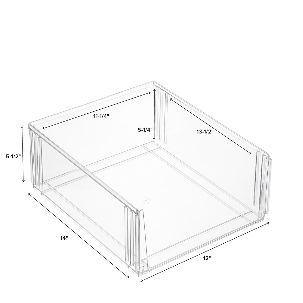 Premium Stackable Shirt & Sweater Bins | The Container Store