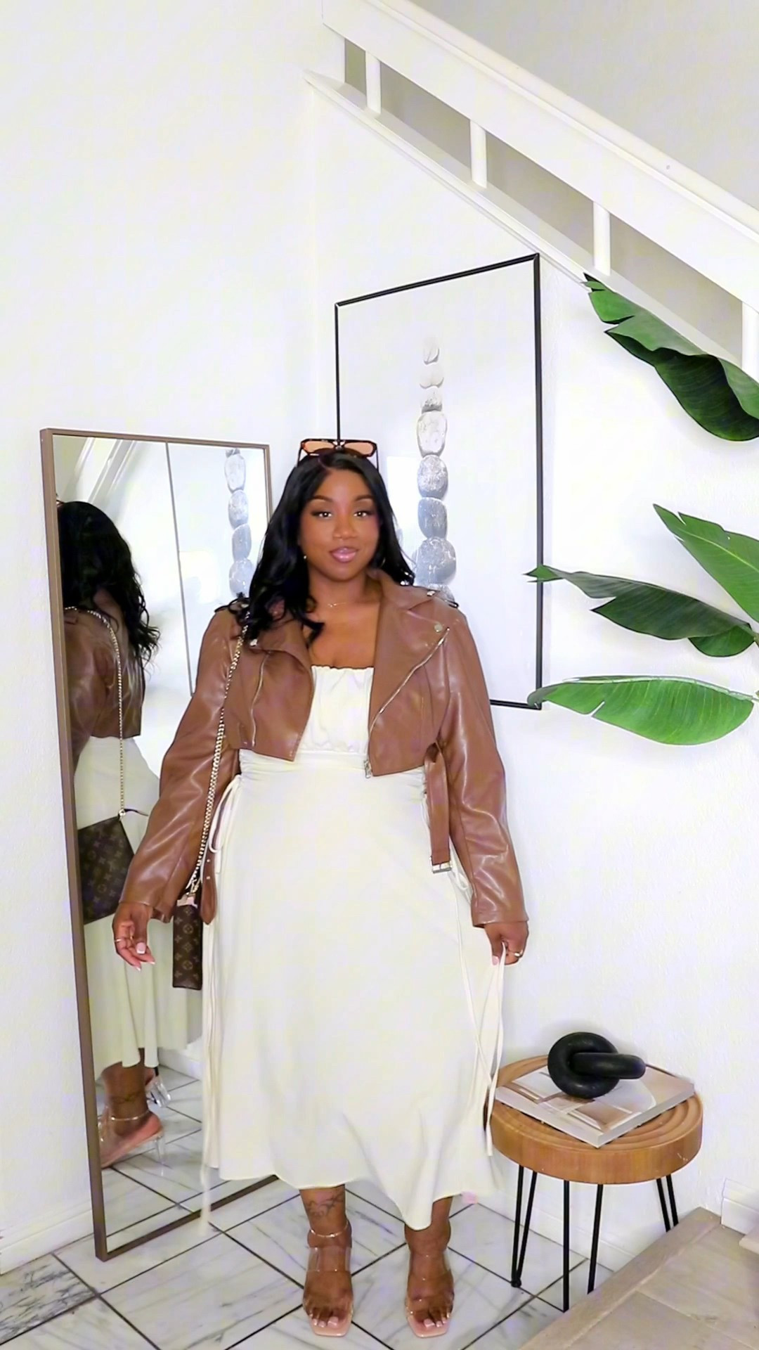 Perfect spring midi dresses, waist-cinching tie detailing and edgy faux leather crop jackets in today's look!

#LTKootd #LTKPlusSize #LTKMidsize