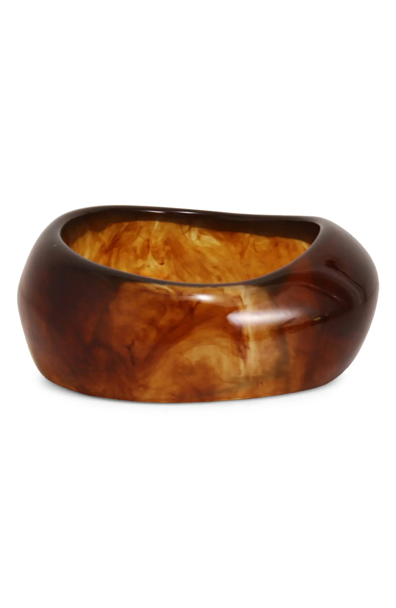 Petit Moments Resin Cuff Bracelet in Tortoise at Nordstrom | Nordstrom