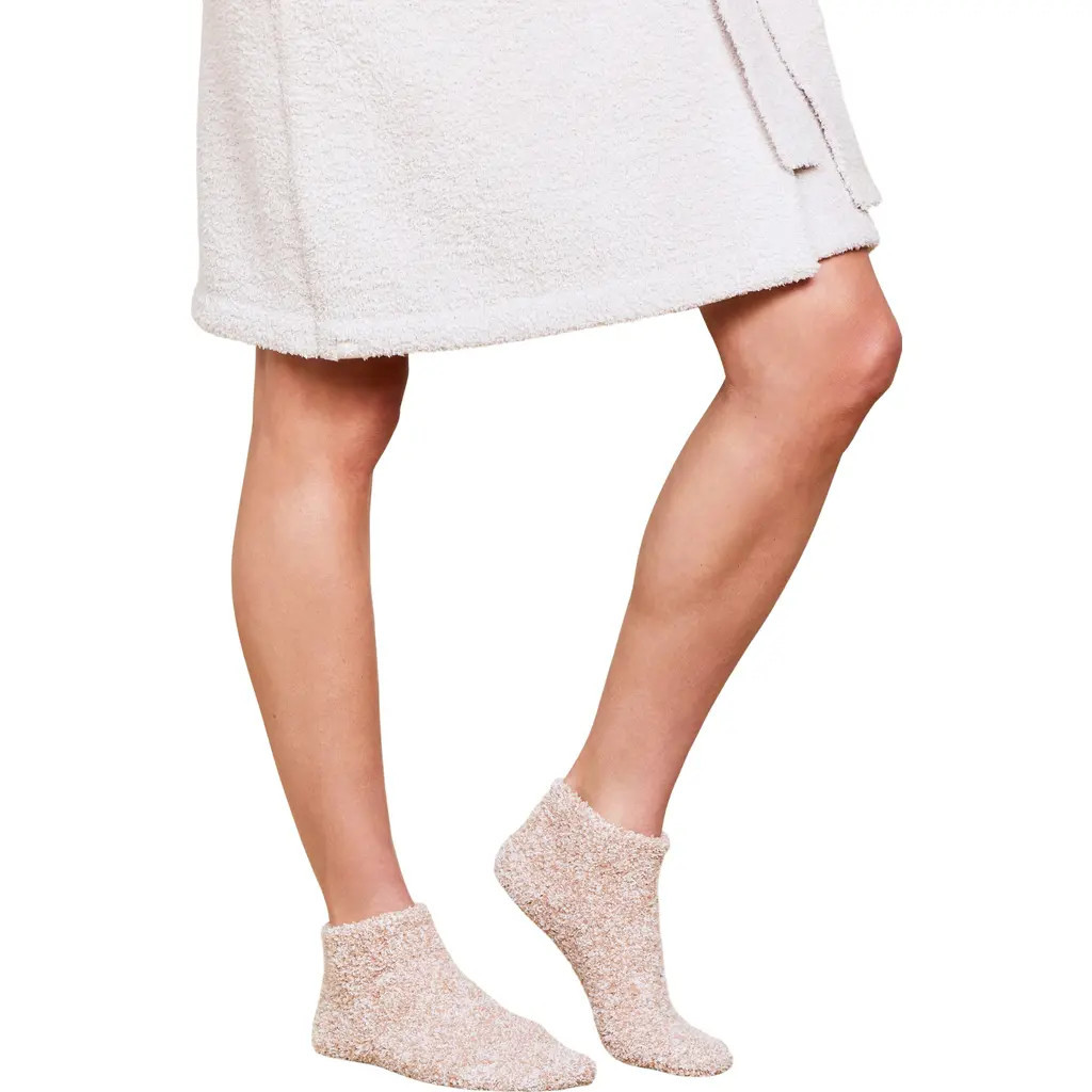 barefoot dreams CozyChic® Tennis Socks in He Willow/White at Nordstrom | Nordstrom