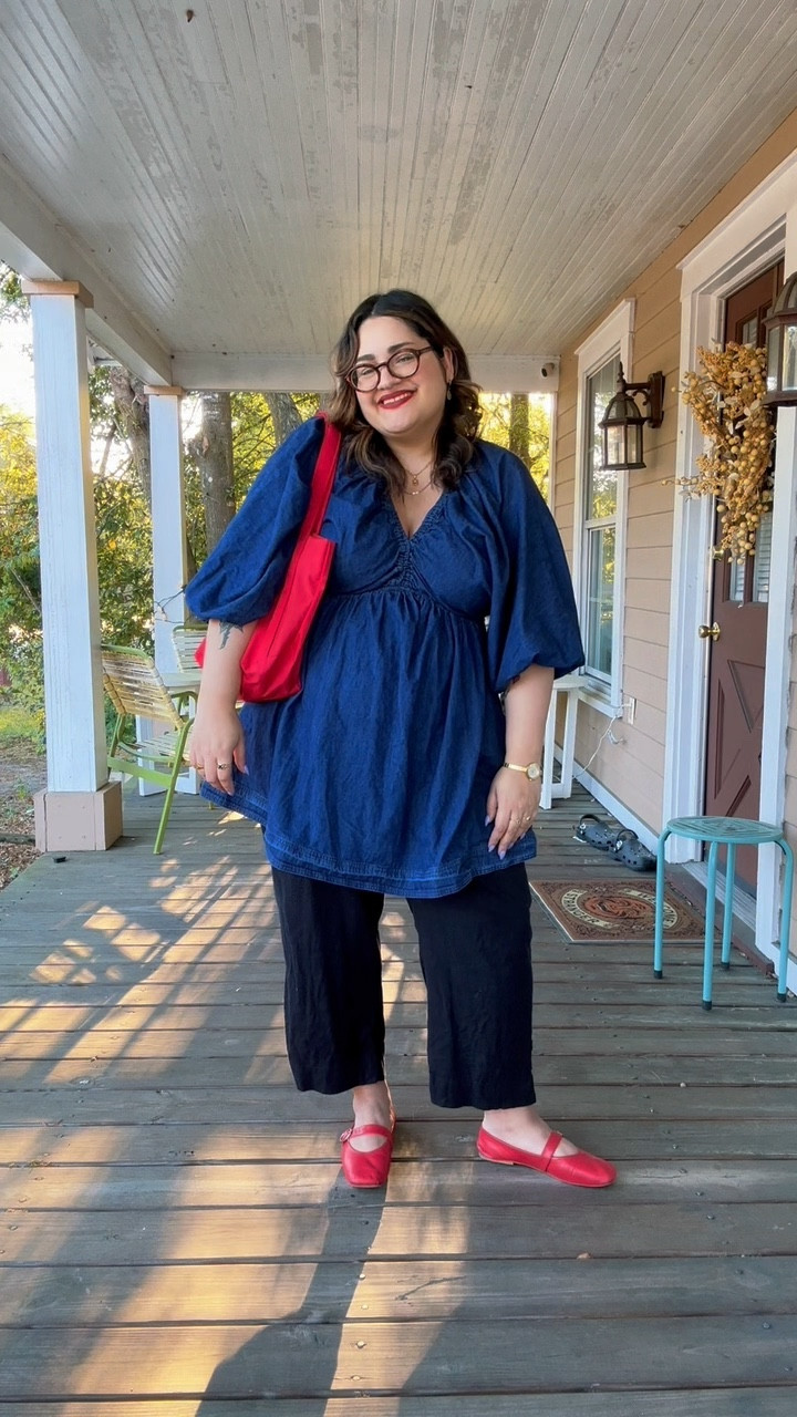 Wearing a dress as a top to the office today! Love this office outfit 

#LTKStyleTip #LTKMidsize #LTKWorkwear