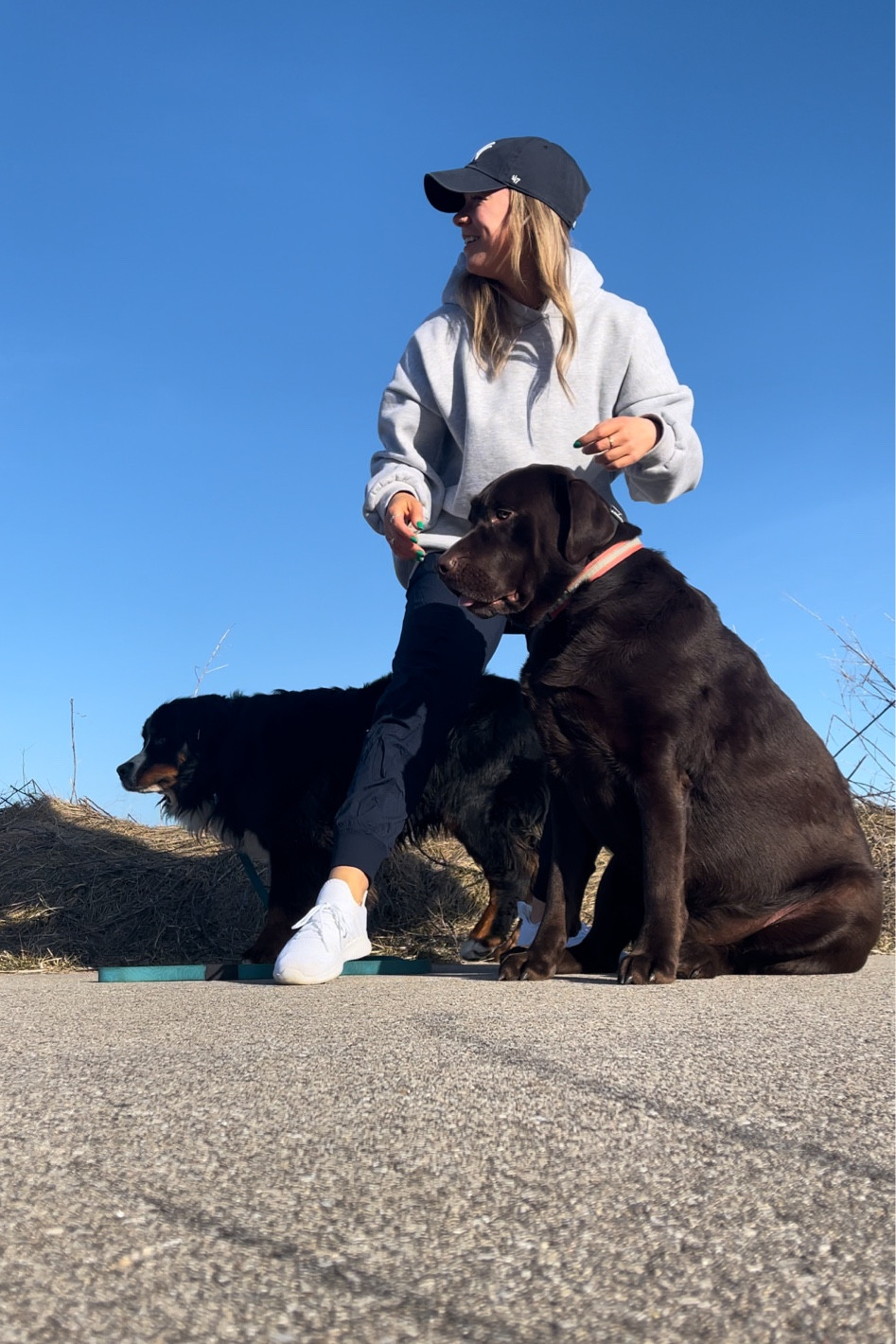 Little mid day walk with the doggos! 

#LTKhome #LTKfit