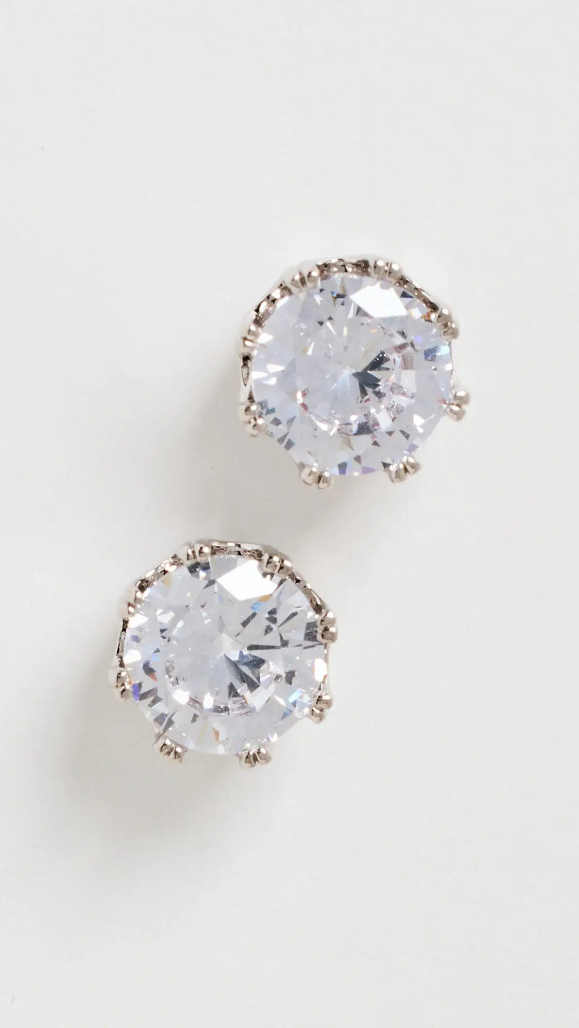 Kenneth Jay Lane Round CZ Stud Earrings | Shopbop | Shopbop