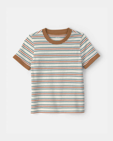Toddler Boy Striped Short-Sleeve T-Shirt | Carter's | Carter's Inc