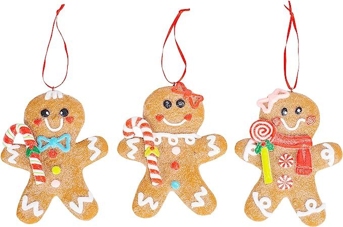 RAZ Imports 5" Gingerbread Ornaments | Amazon (US)