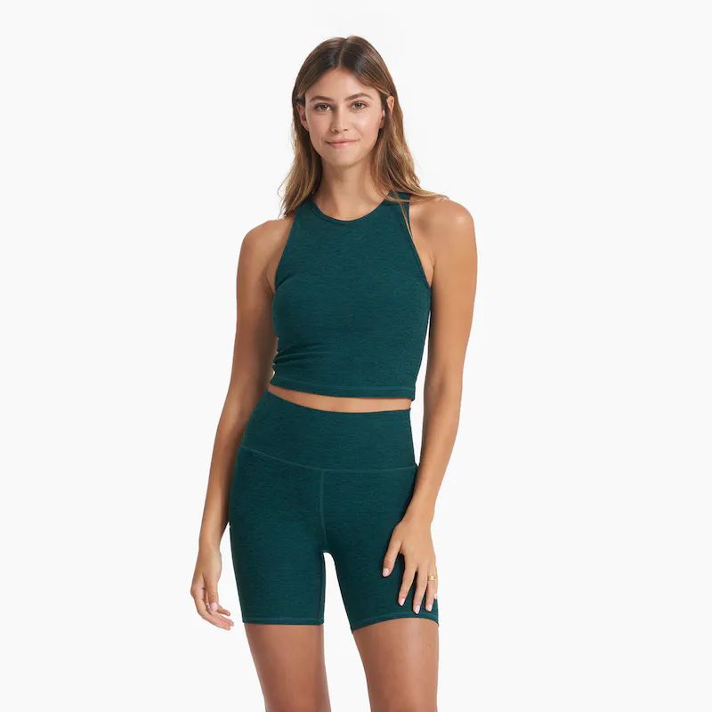 Elevation Plyo Tank | Jade Heather | Vuori Clothing (US & Canada)