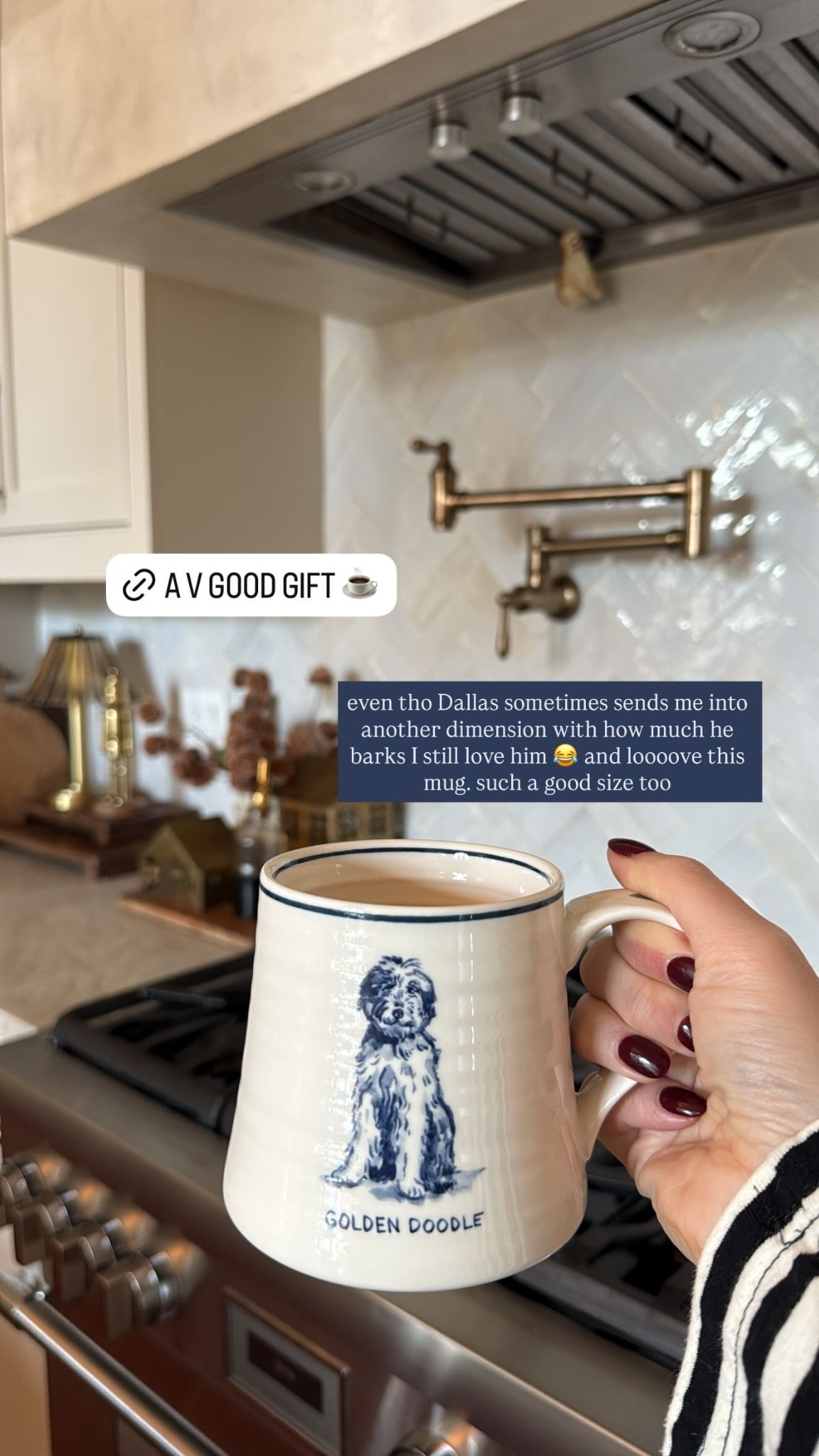 even tho Dallas sometimes sends me into another dimension with how much he barks I still love him 😂 and loooove this mug. such a good size too