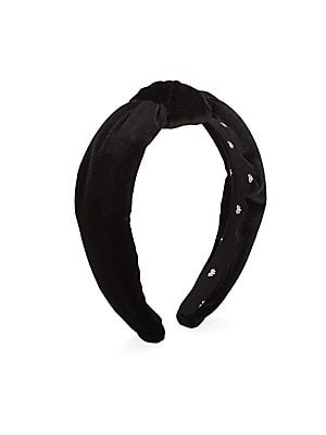 Velvet Knotted Headband | Saks Fifth Avenue