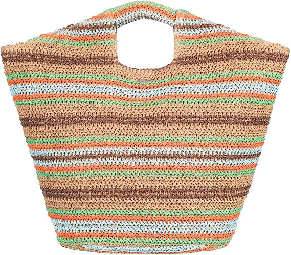 Roxy Women's Beach Tote Bag | Travel | Vacation | Straw | Lightweight | Breathable | Amazon (US)