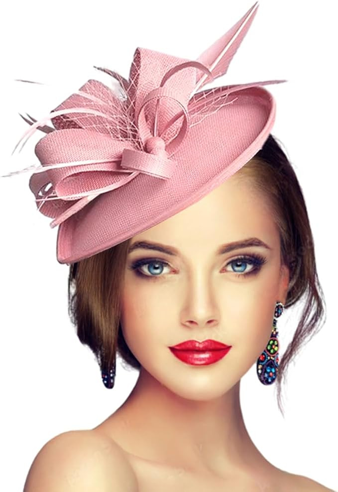 Klearsky Fascinators Hats for Women, Fancy Hats with Clip Cocktail Tea Party Hats Fashionable Vic... | Amazon (US)