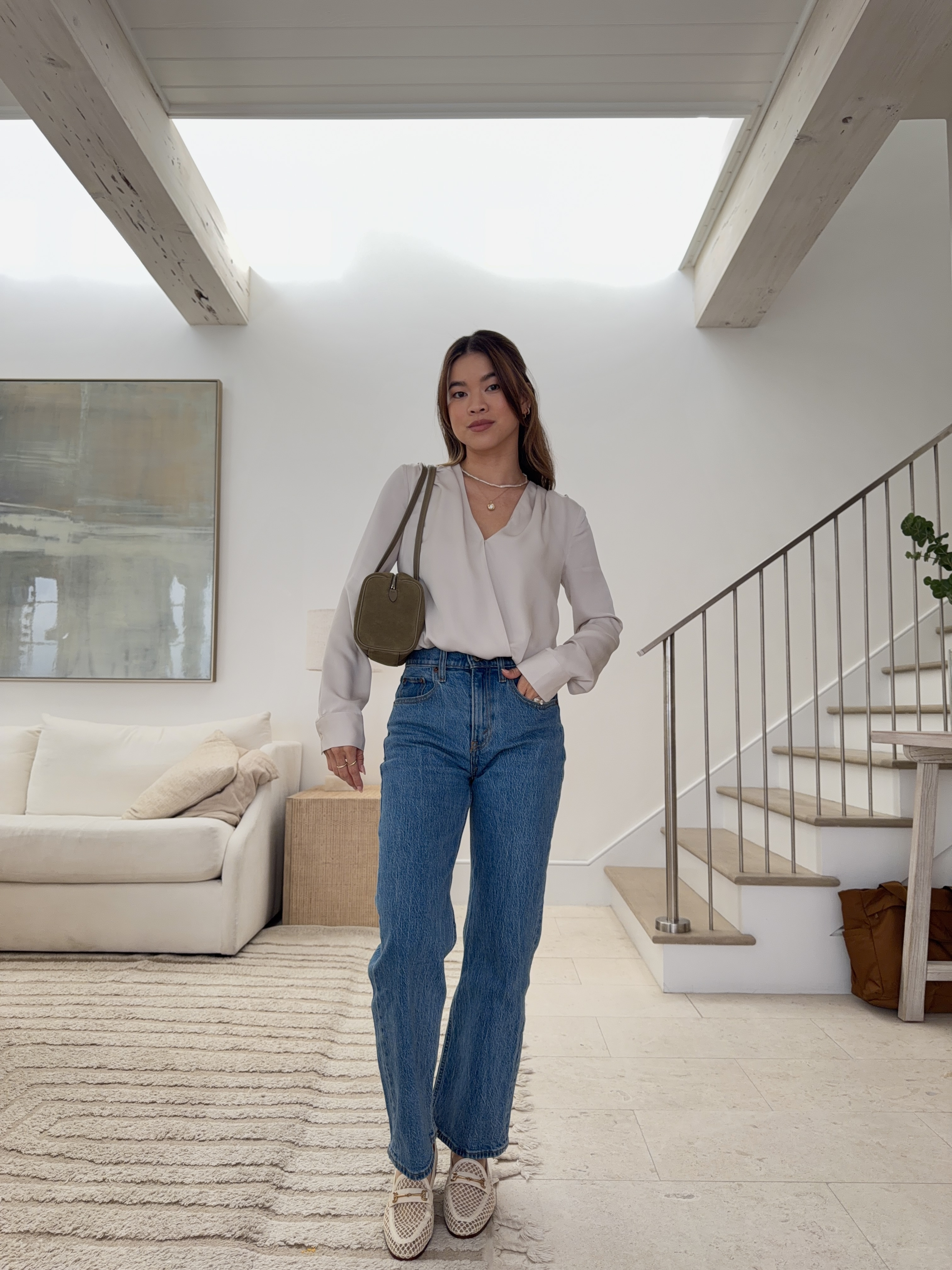 Sizing info:
•Top size XS
•Jeans size 23 Extra Short in Medium wash

petite fashion, get dressed with me, outfit inspiration, ootd, nashville outfit, Nashville influencer, petite style, vacation style, casual outfits, mom style, petite pants, spring outfits, spring outfit info, spring pants, spring outfit idea, spring top, spring bag, spring sweater, spring shoes, spring jeans 
 
@Aritzia 
 @abercrombie 

#LTKPetite #LTKootd #LTKmomlife