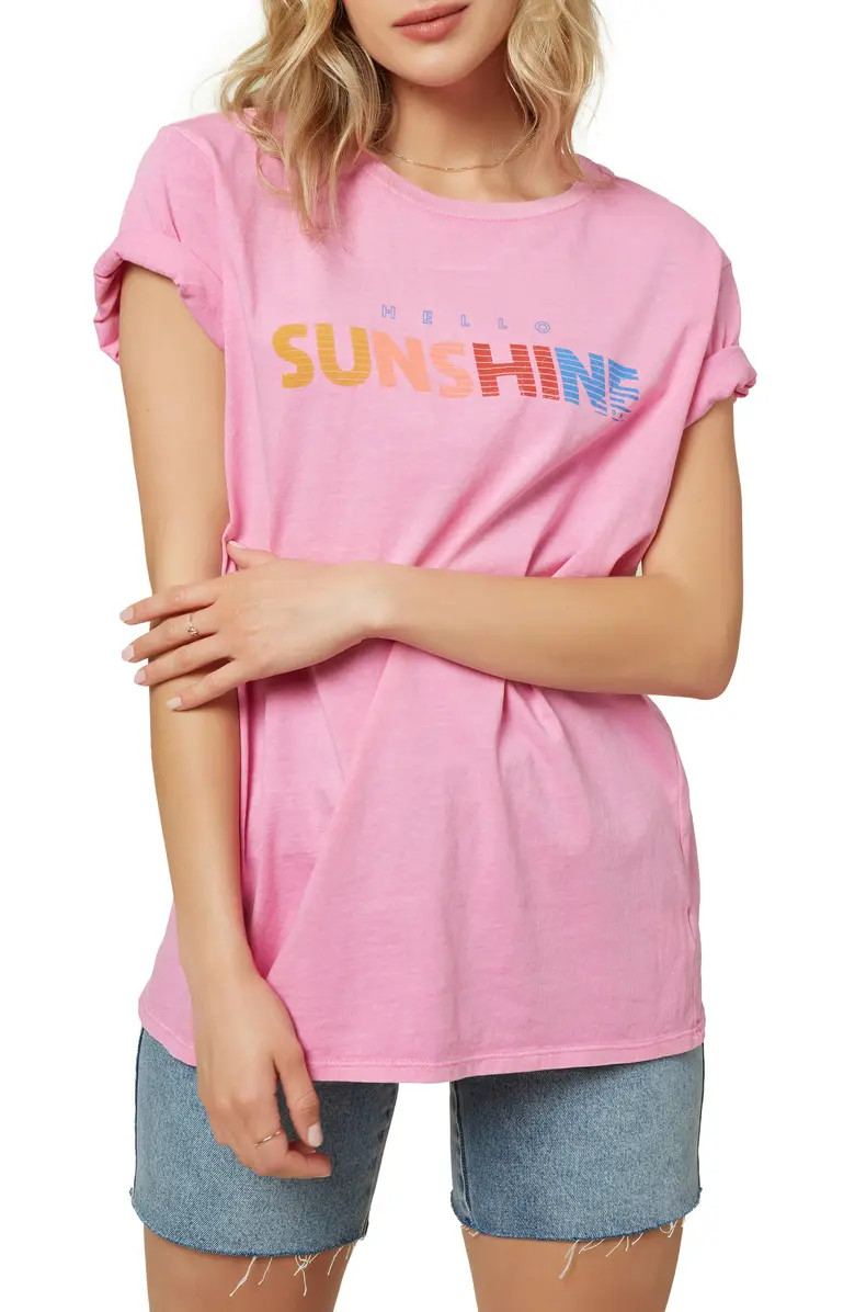 Hello Sunshine Oversize Graphic Tee | Nordstrom