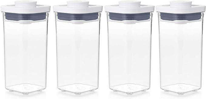 OXO Good Grips POP Container - Airtight Food Storage - 0.5 Qt Square (Set of 4) for Candy and Mor... | Amazon (US)