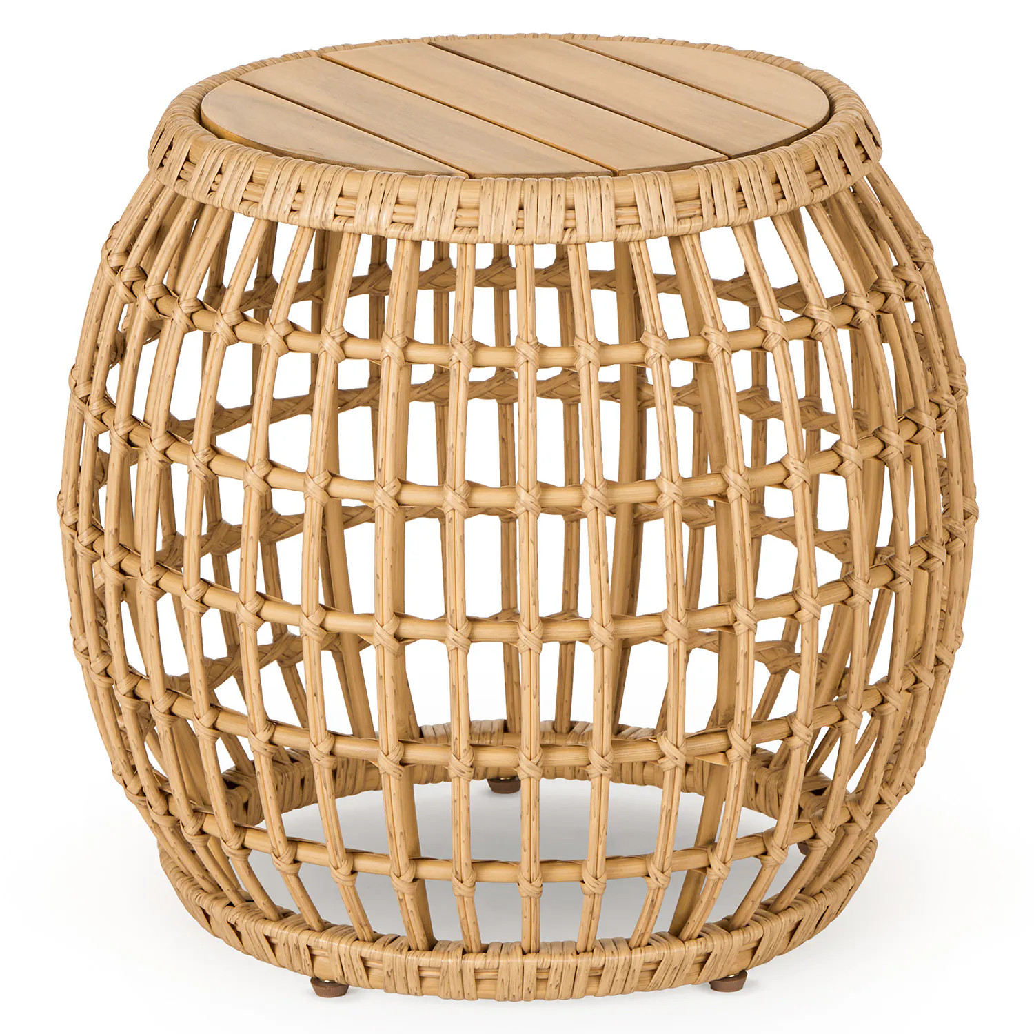 Calova Outdoor Side Table - Resin Wicker | Article