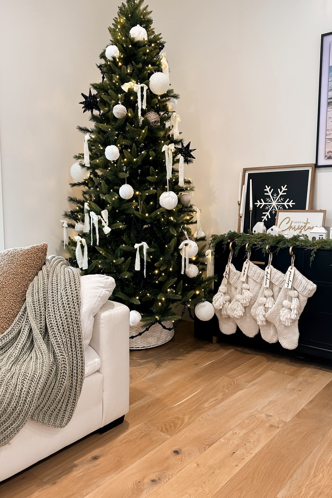 The stockings were hung by the Christmas tree with care… 

#LTKSeasonal #LTKhome #LTKHoliday