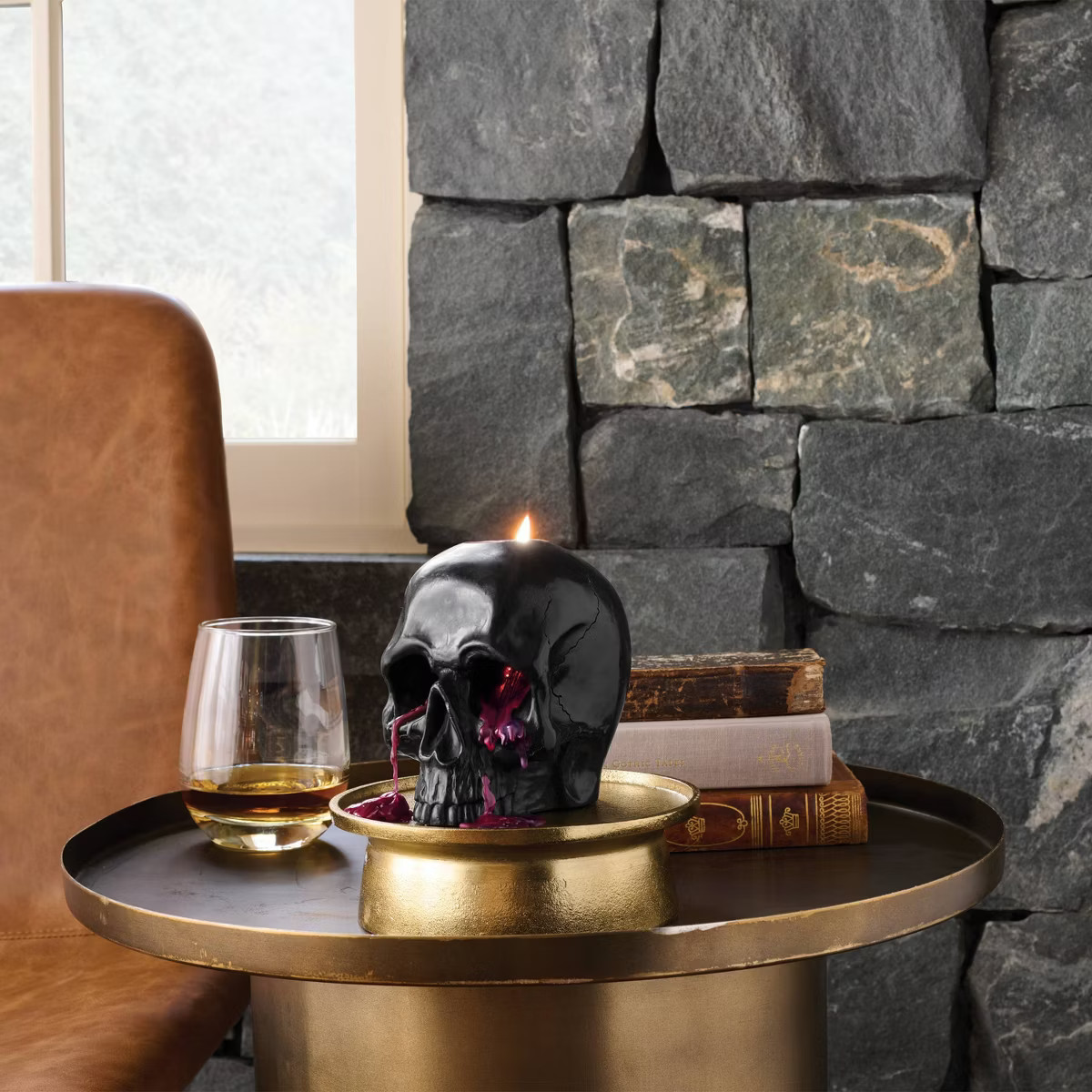 Bleeding Skull Wax Figural Candle - Threshold™ | Target