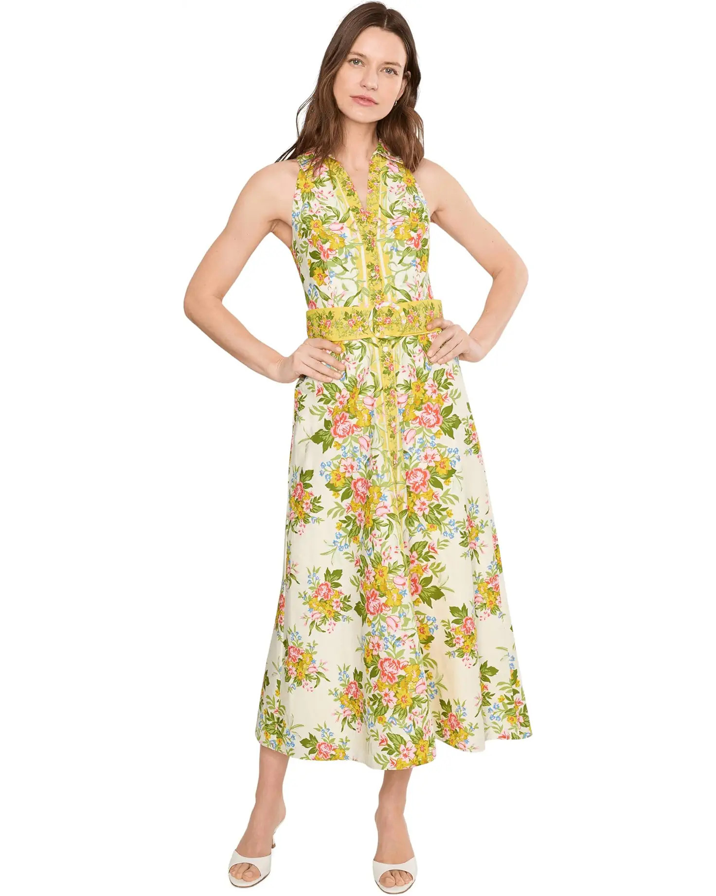 Women's Adrianna Papell Printed Cotton Maxi | Zappos.com