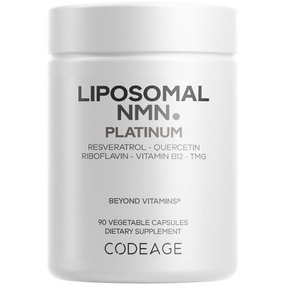 Codeage Liposomal NMN + Resveratrol & Quercetin - Nicotinamide Mononucleotide 500 mg - 90ct | Target
