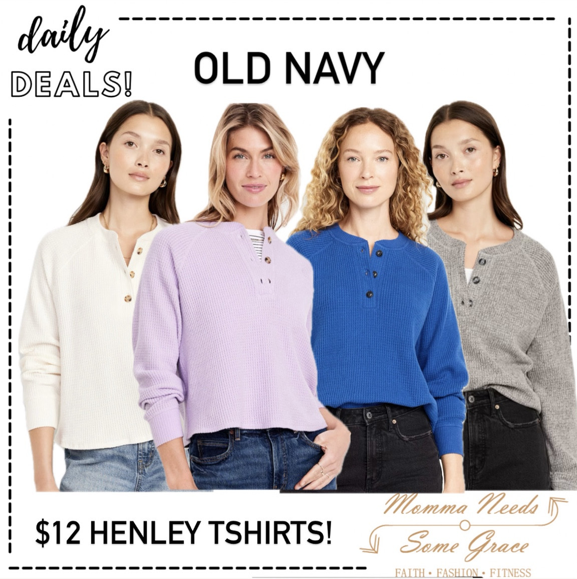 Old Navy Henley tops only $12 today only!

#LTKFindsUnder100 #LTKSeasonal #LTKSaleAlert