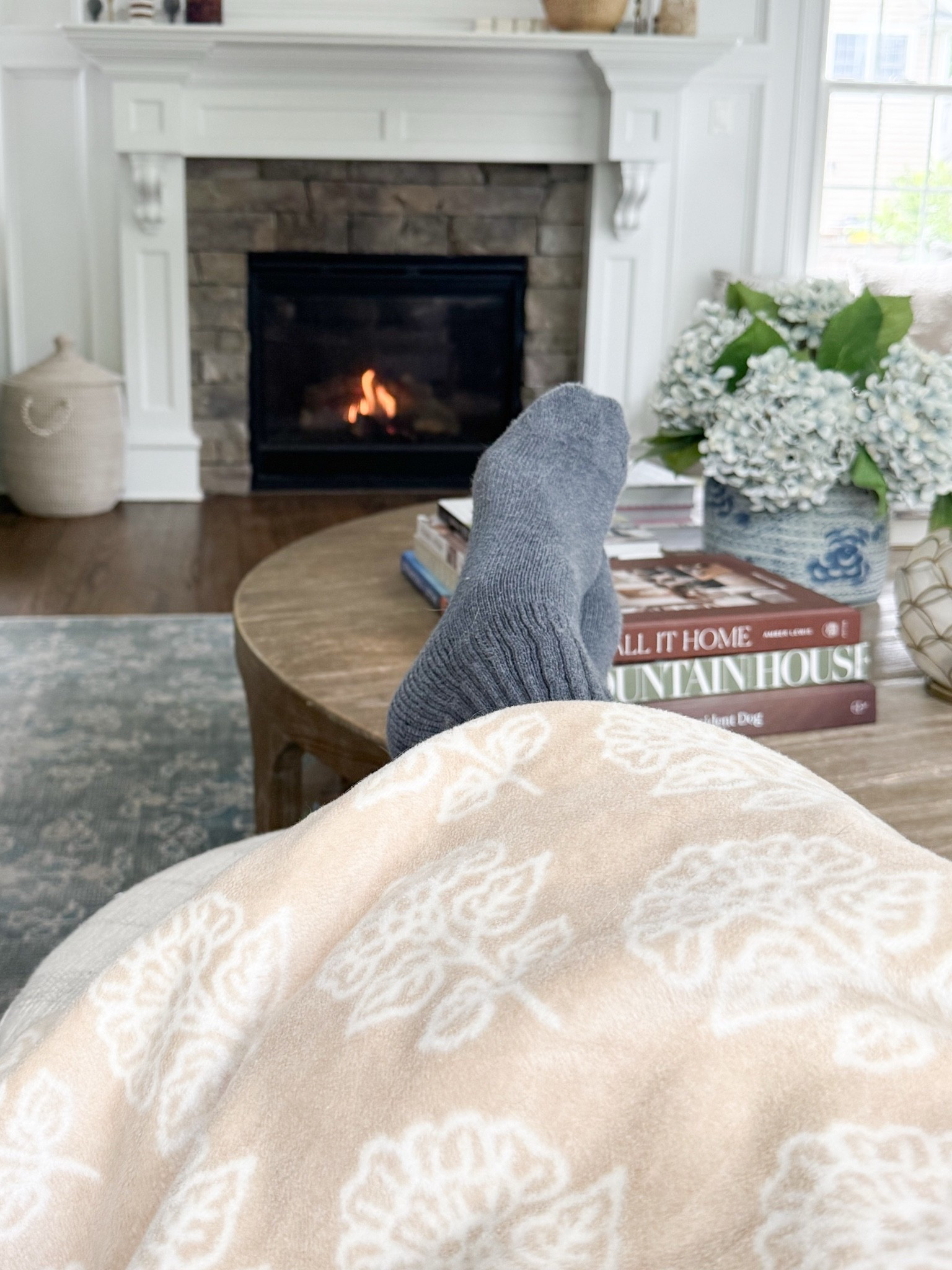 Cozying up by the fire on a Monday that feels like a Sunday! PS my Chappy wrap blanket is 25% off right now.!!

#LTKSaleAlert #LTKHome #LTKSeasonal