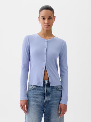 Modern Rib Cardigan Shirt | Gap (US)