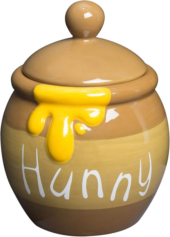 Disney SAN2883 Winnie the Pooh Honey Pot Canister Storage Container, Candy Container, Height 5.3 ... | Amazon (US)