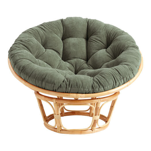 Corduroy Papasan Chair Cushion by World Market | World Market