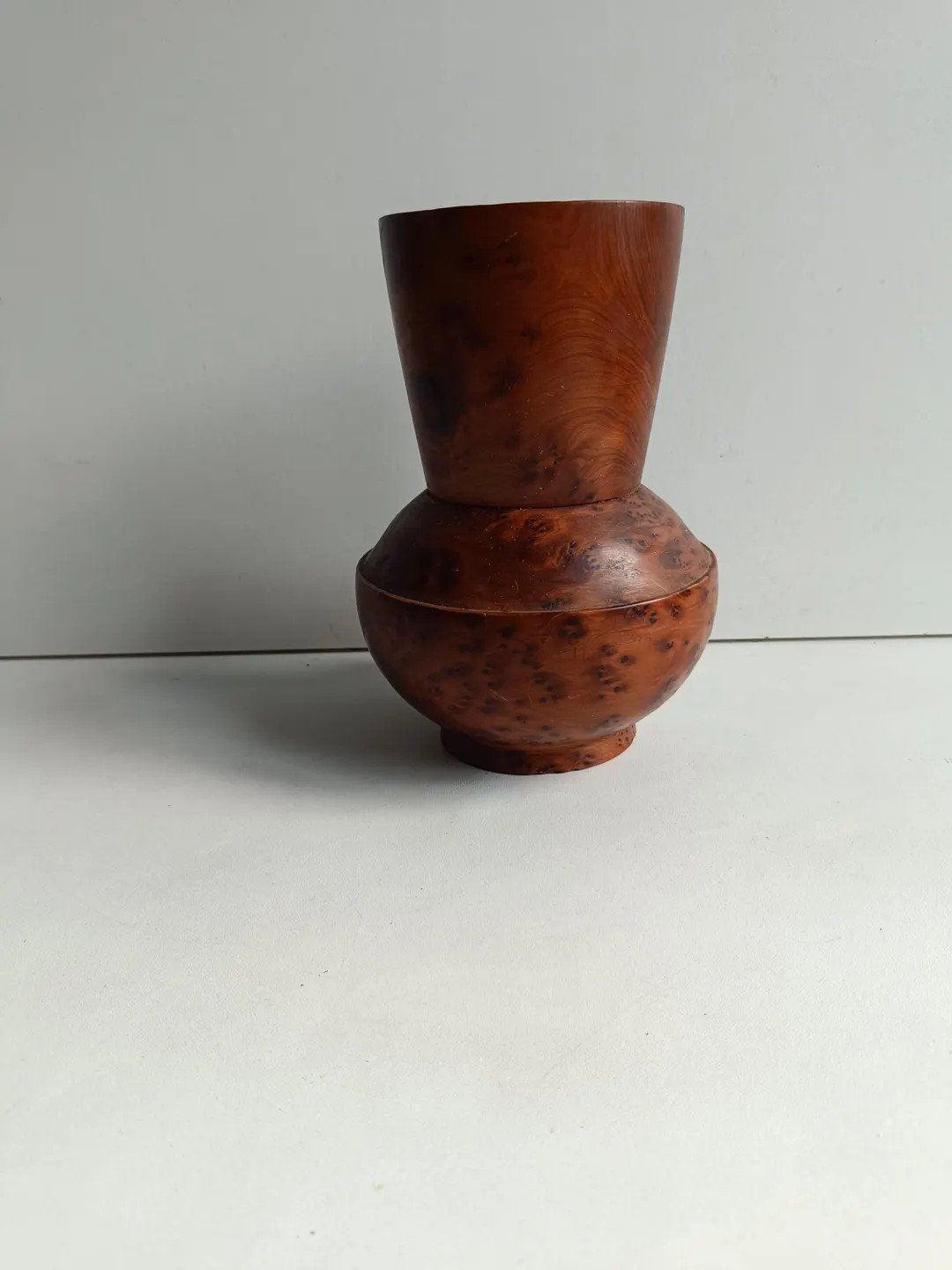 French Vintage Burl Wood Decoration, or Flower Pot/vase. - Etsy | Etsy (US)