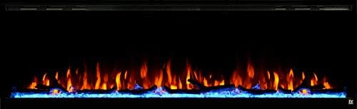 Touchstone 80038 - Sideline Elite Electric Fireplace - 72 Inch Wide - in Wall Recessed - 60 Color... | Amazon (US)