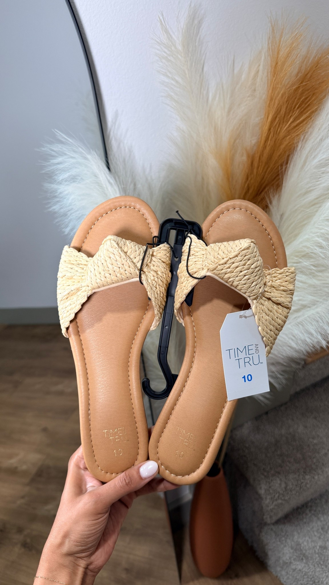 In love with these raffia top knot sandals from Walmart 😍 under $25!

Walmart finds summer sandals flat slides spring shoes