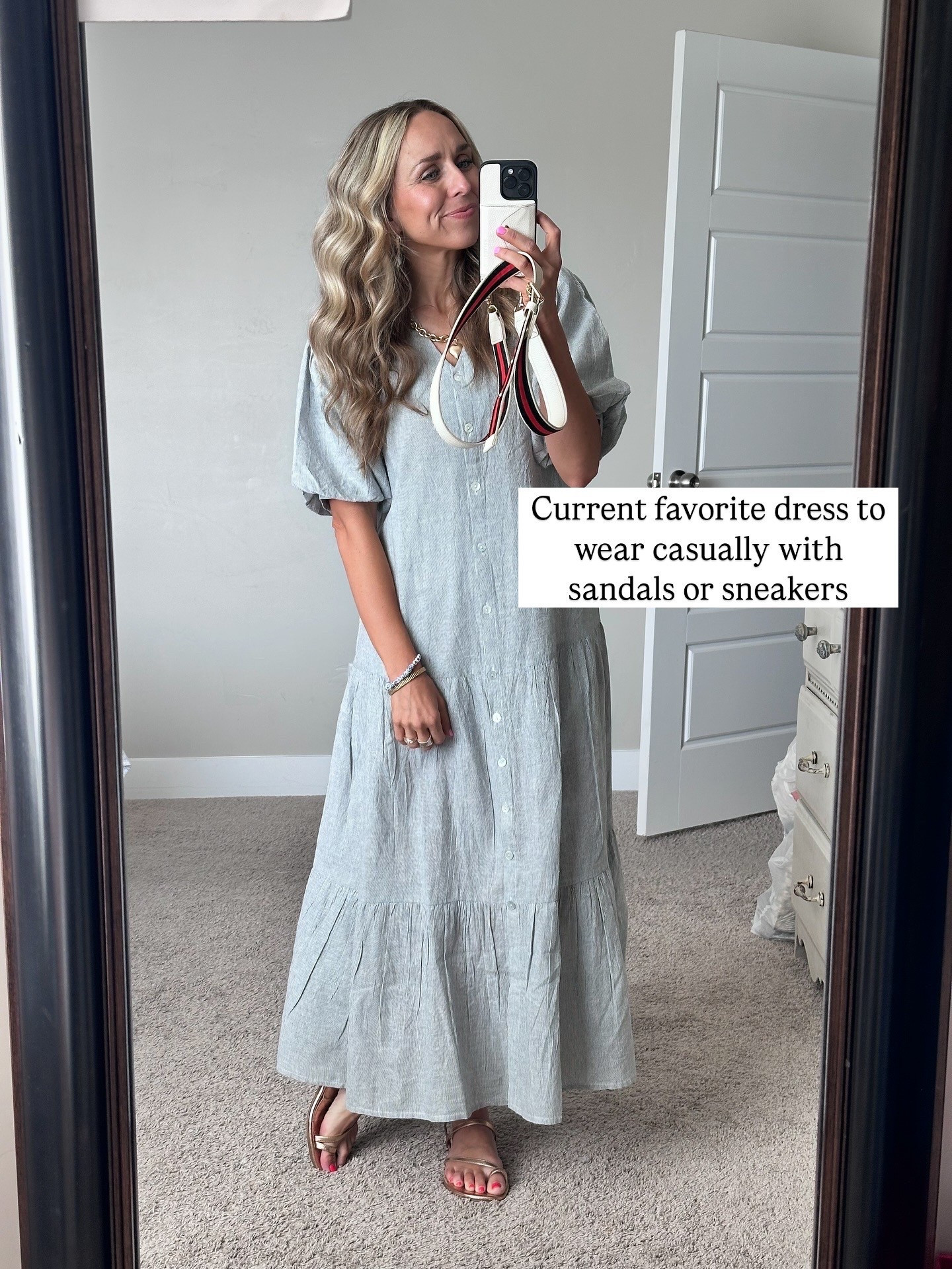 I love this dress! Makes such an easy summer mom outfit. True to size. 

#LTKFindsUnder50 #LTKStyleTip #LTKSummerEdit