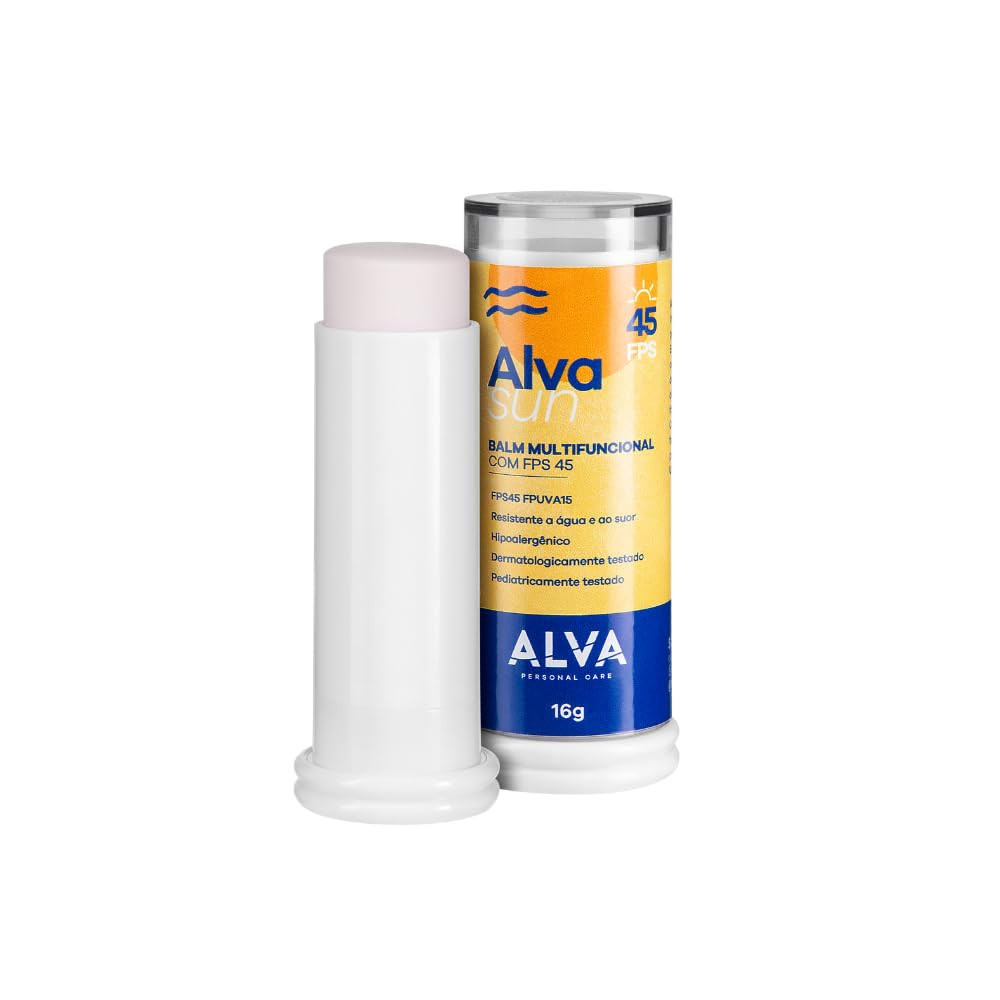 Balm Multifuncional FPS45 Natural Vegano 16g Alva | Amazon (BR)
