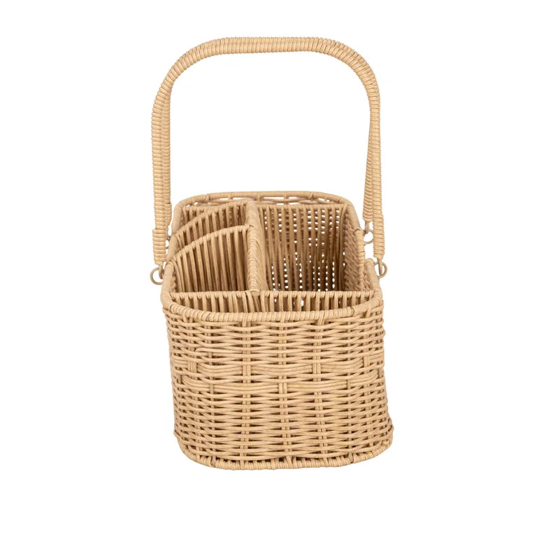 Better Homes & Gardens Rattan Wide Caddy | Walmart (US)