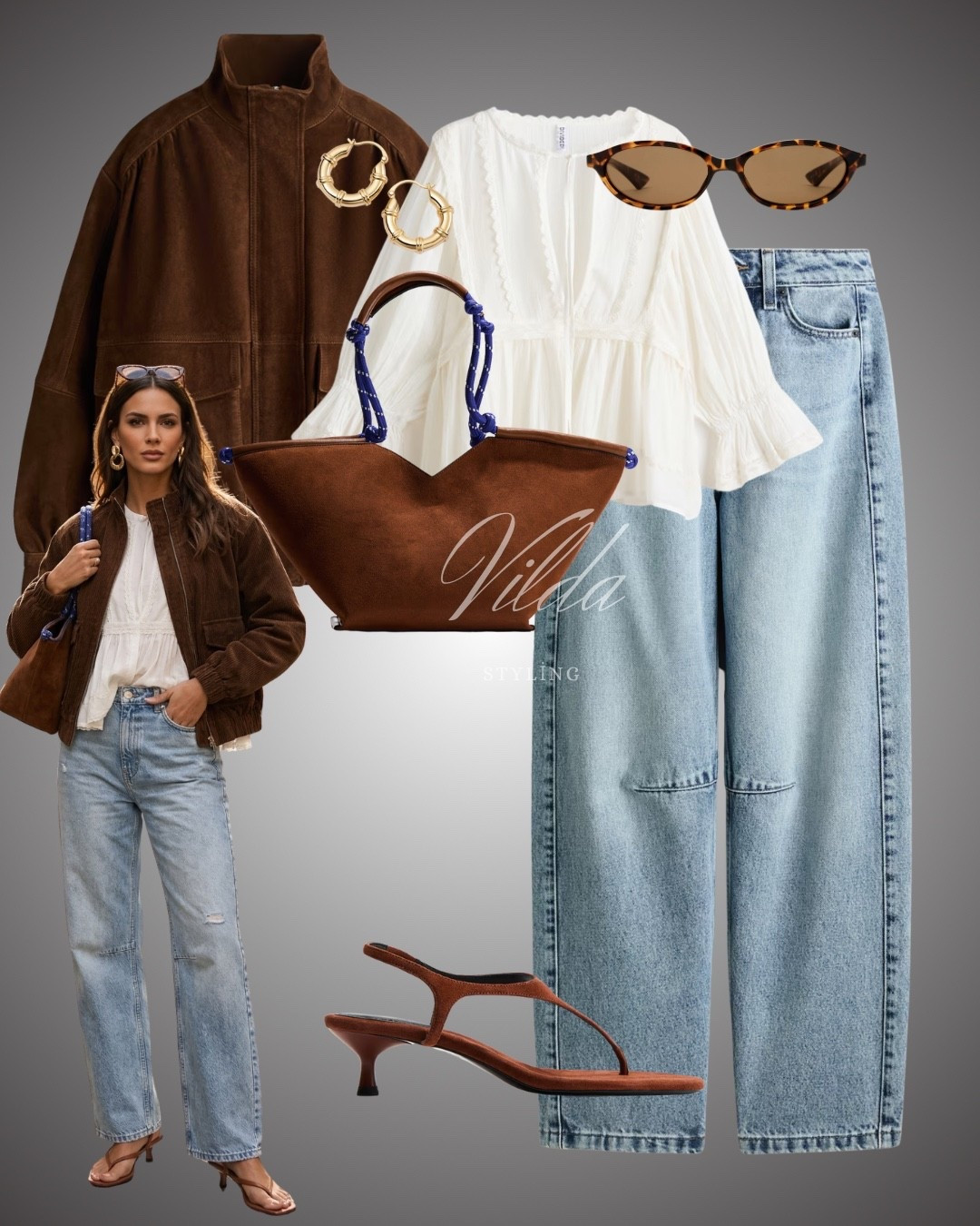 Suede & Silk energy. 🕊️ There is something so chic about pairing a rugged suede bomber with a soft, feminine blouse. The light-wash denim keeps it fresh, making it the perfect "everyday elevated" uniform. #BohoChic #SuedeJacket #SpringTransition #StreetStyleInspo 

#LTKootd #LTKSeasonal #LTKspringtrends