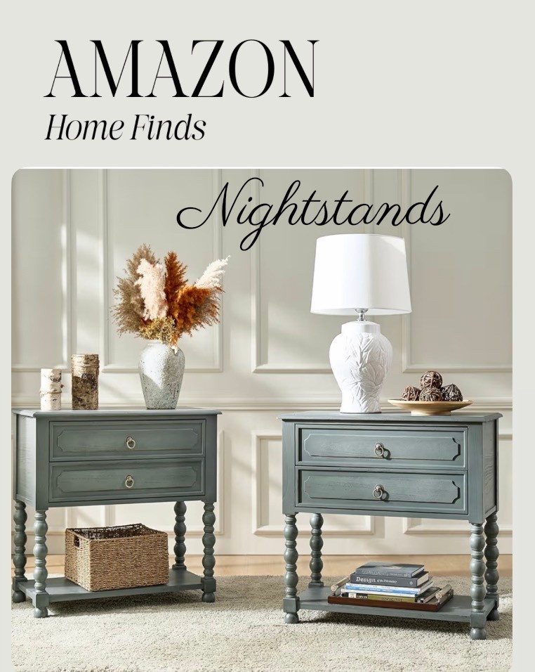 Set of nightstands With Storage/ Amazon Home

#LTKOver40 #LTKFindsUnder100 #LTKHome