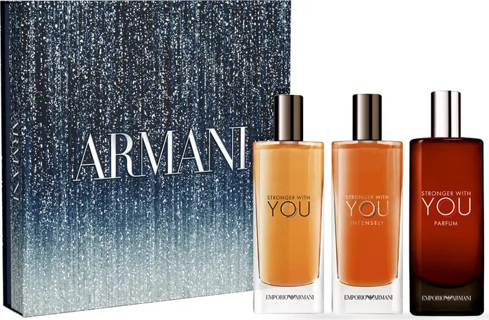 ARMANI beauty Stronger With You Fragrance Sampler Set | Nordstrom | Nordstrom