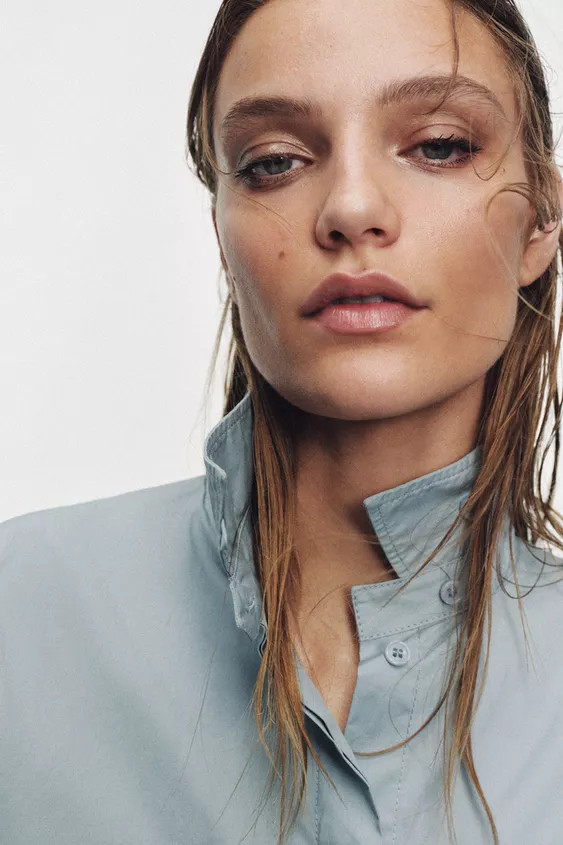 ZW COLLECTION PUFF SLEEVE SHIRT | Zara US