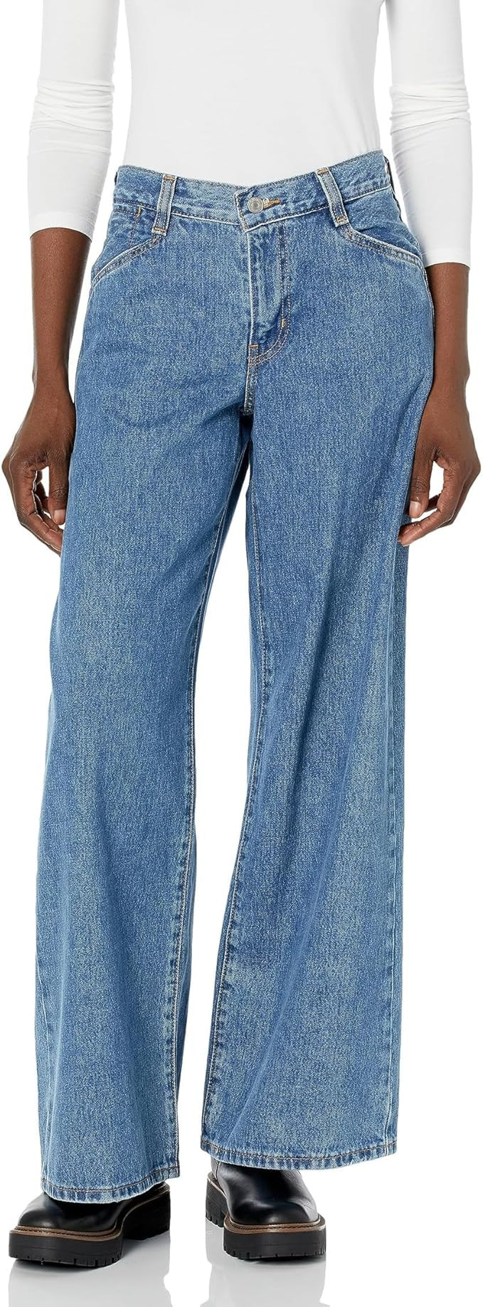 Levi's Women's 94 Baggy Wide Leg Jean (Also Available in Plus) | Amazon (US)