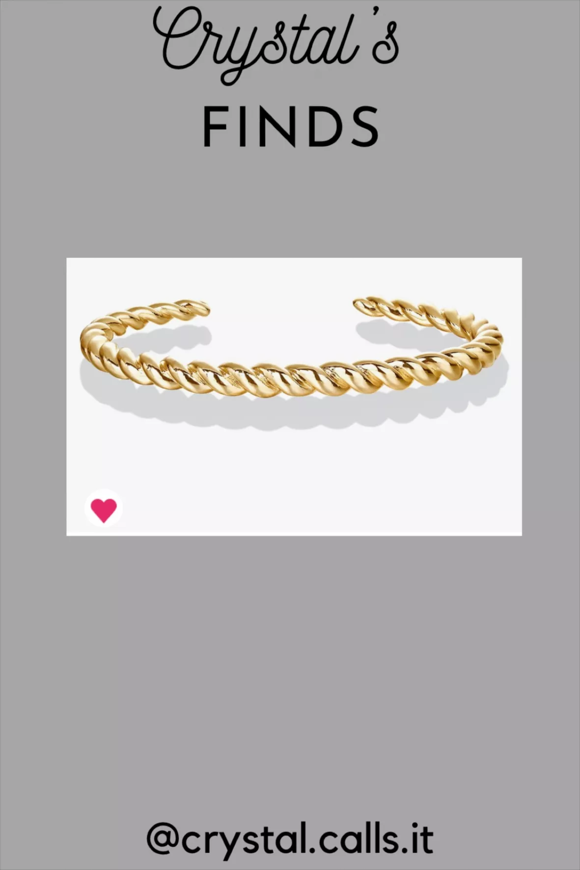 PAVOI Gold Plated Twisted Chunky Bangle Bracelet