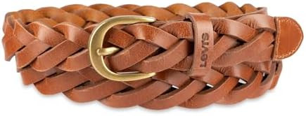 Levi's Women's Fully Adjustable Casual Leather Braided Belt for Jeans and Dresses | Amazon (US)