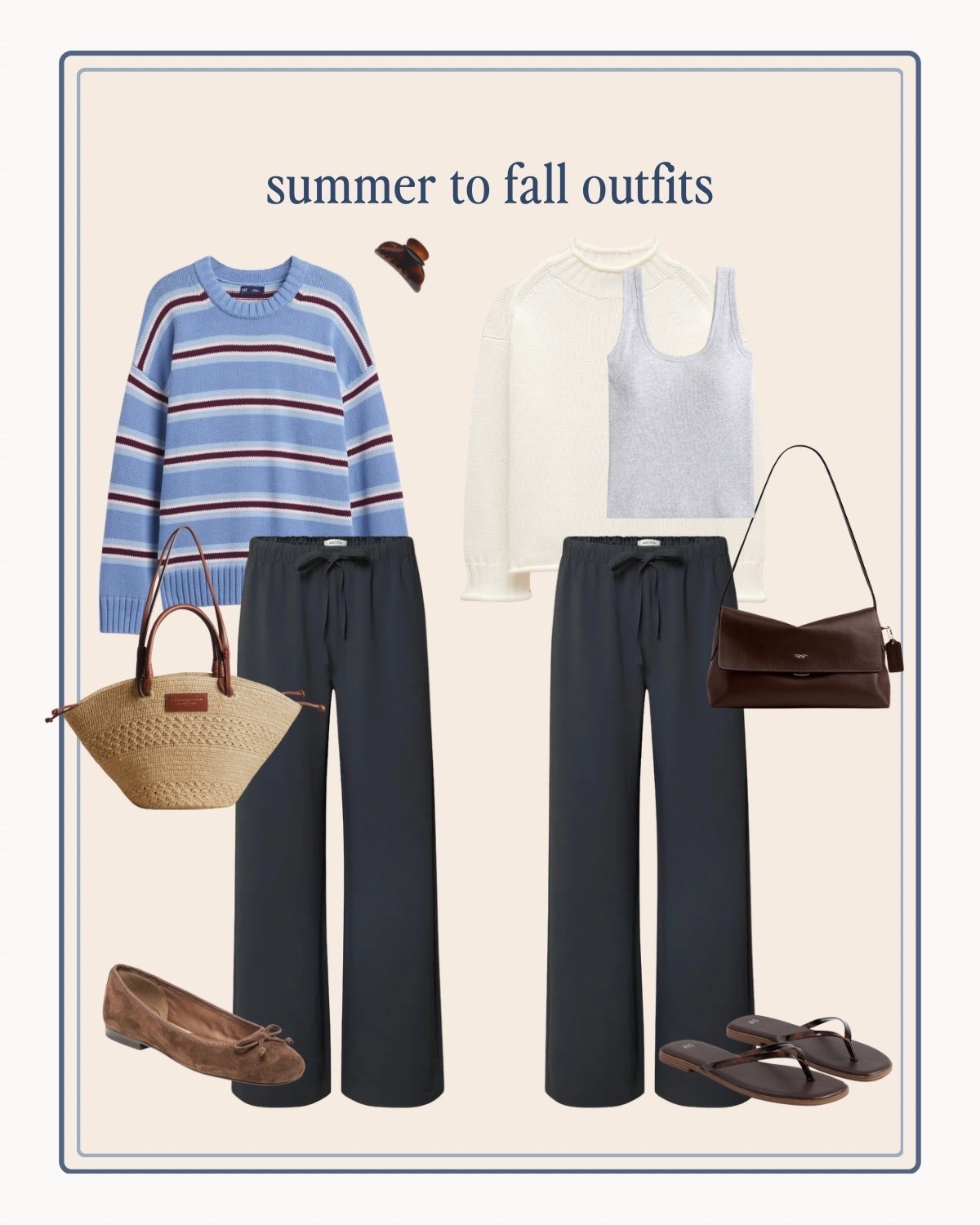 Summer to fall outfits 

Fall transition, aritzia lodge pant

#LTKootd #LTKSeasonal #LTKSaleAlert