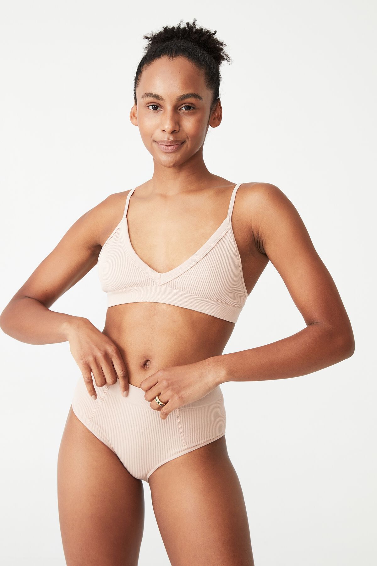 Seamless Chunky Triangle Bralette | Cotton On (ANZ)