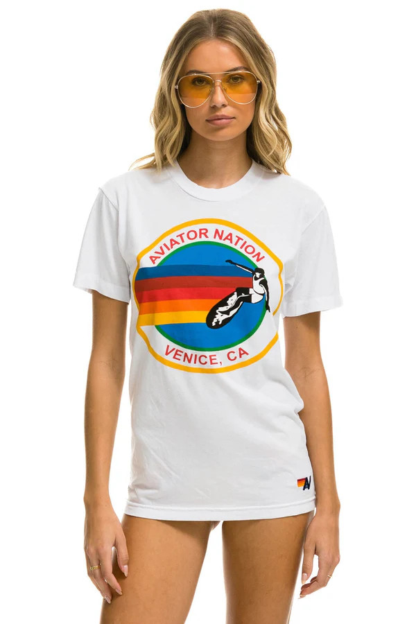 SIGNATURE TEE - WHITE | Aviator Nation