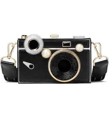 Kate Spade Clic 3D Camera Clutch Bag Novelty Purse Crossbody Black Sold Out New   | eBay | eBay US
