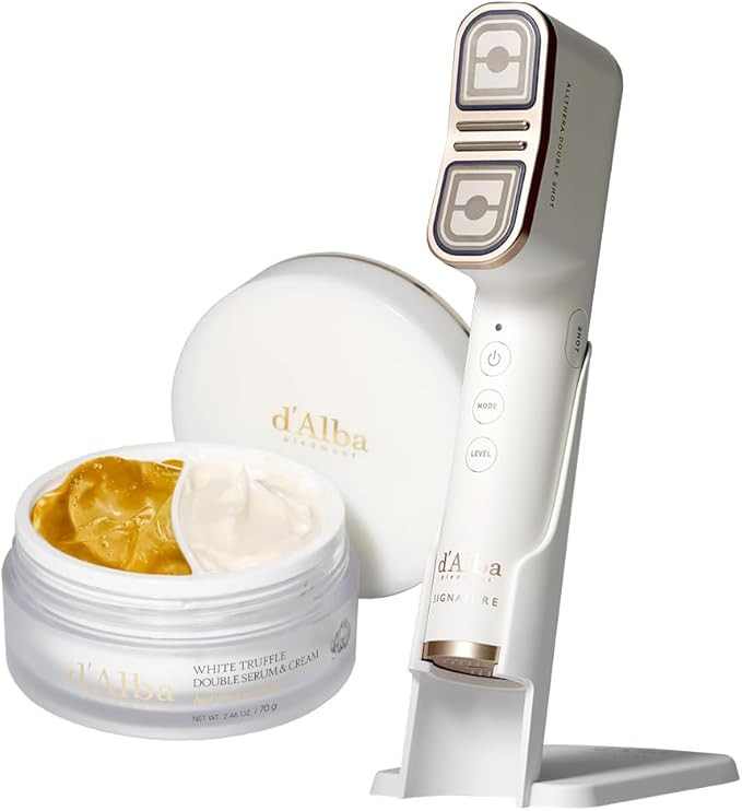 d’Alba Allthera Double Shot Beauty Massager | 3-Mode Facial Beauty Massager | Face & Body Care ... | Amazon (US)