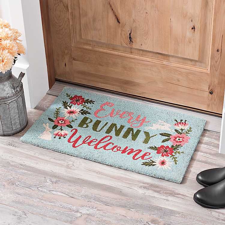 Coir Every Bunny Welcome Easter Welcome Mat | Kirkland's Home