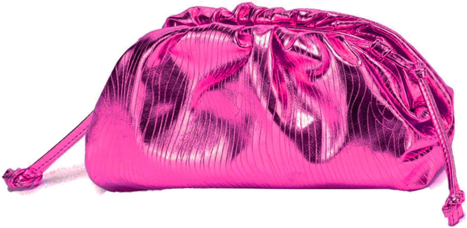 Bisadon Women's Dumpling bag Crossbody Bag Ruched Cloud Purse Evening Bag Sparkly Handbag Shoulde... | Amazon (US)