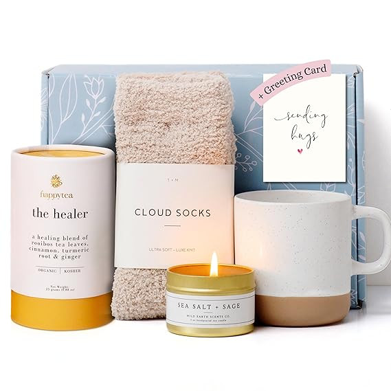 Unboxme Get Well Gift Box - USDA Organic Get Well Soon Self Care Package for Women | Fluffy Socks... | Amazon (US)
